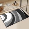 Диатомовая грязь минималистичный ветер входная дверь прихожая комната ванная комната коврик для пола водопоглощение, противоскользящий и грязеотталкивающий