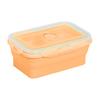 350ML/800ML Silicone Folding Lunch Box Portable Lightweight Food Storage Container for Office School Home