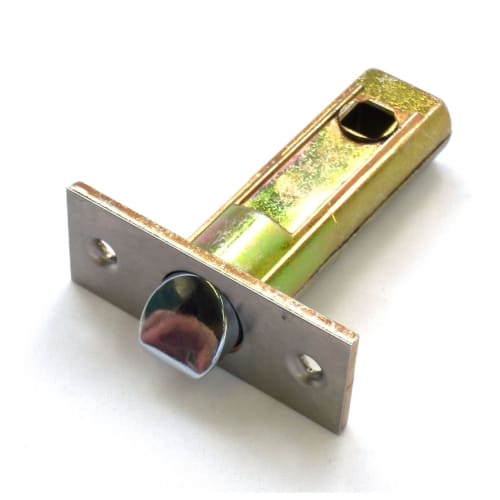 Kawaguchi Giken J-Lever, Internal Lock, Oval Base, Residential Indoor Lever Handle, 50mm Backset, JL-24-3K-SG, Satin Gold