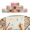 6 Rolls Gold Foil Washis Tape Artists Tape Decorative Tape Flowers Crafting Tape Hand Account Tape Craft Supplies