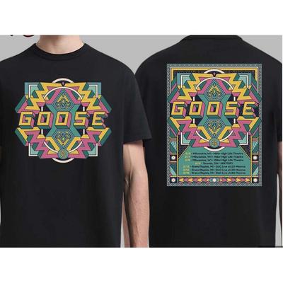 Goose Band Winter Tour 2025 Dates List Two Sides T Shirt