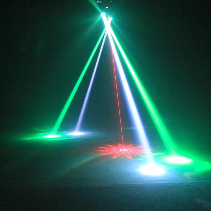 36 Вт Светодиодная вращающаяся голова RGBW RG Дискотека Вечеринка Лазерный свет Рождество Вращающийся Светодиодный сценический эффект