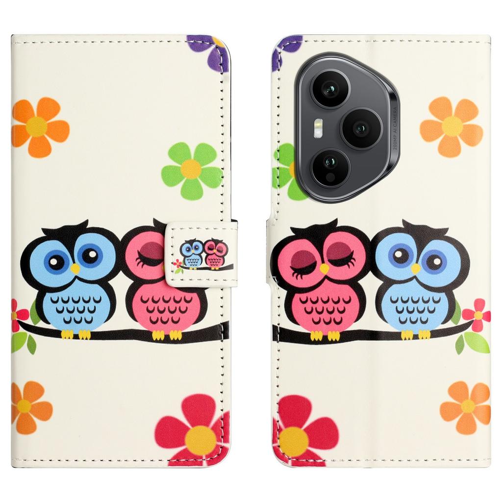 For Honor 400 Pro 5G (Глобальный) Чехол с принтом, кошелек из ПУ кожи, чехол для телефона