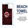 Club Tijuana Print Beach Towel, Large Soft Quick Dry Towel for Beach Camping Swimming