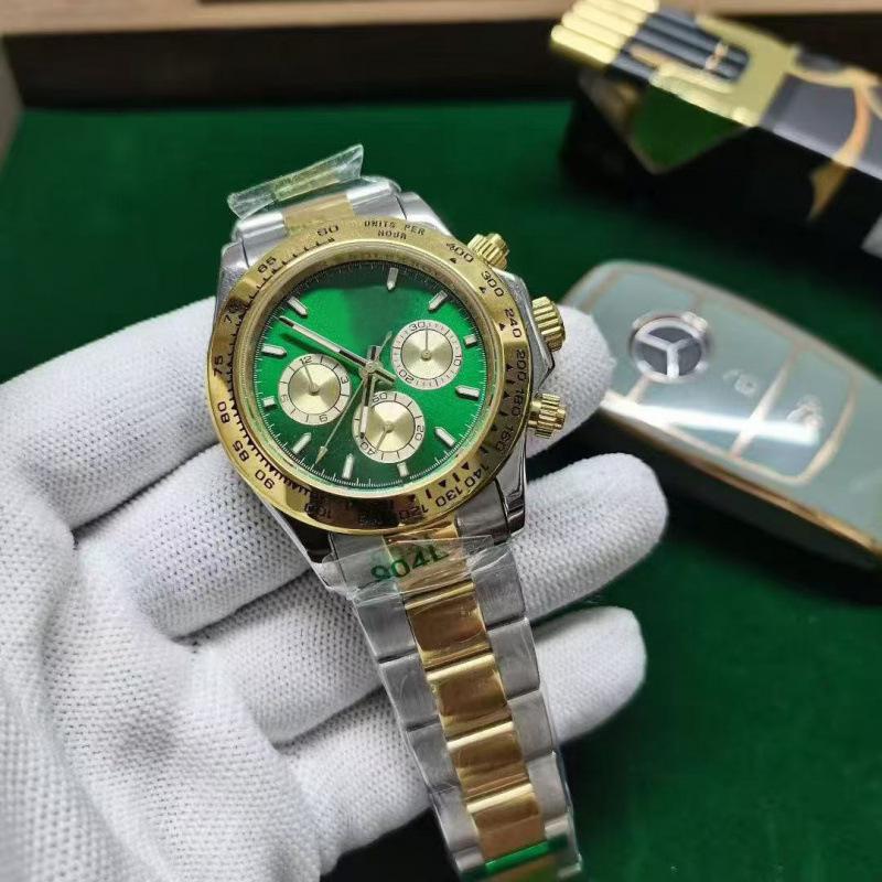 Мужские автоматические механические часы Jialu Daytona с циферблатом «Панда»