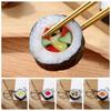 Bag Pendant Simulation Food Key Chain Vegetable PVC Keychain Unique Sushi Pendant  Men