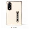 Leather Phone Case With Stand Galaxy Z Fold Flip Series Protective Cover Kickstand