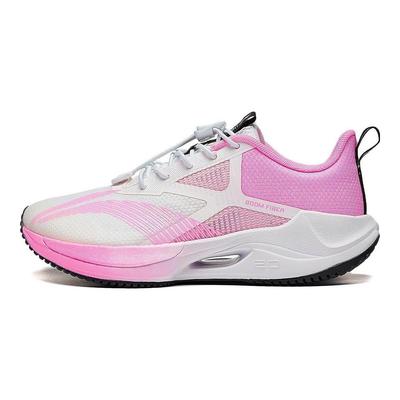 Li Ning Young 20 ультра легкие удобные амортизирующие низкие детские кроссовки для бега детские кроссовки белые розовые YKFT030-4