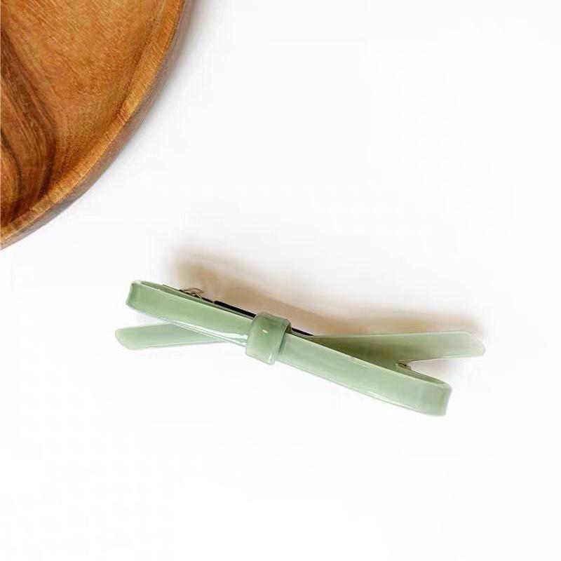 Fashion Advanced Sense Spring Clip Hairpin Headdress For Women Girls Sweet Bowknot Bangs Hair Clip Hair Accessories Gifts