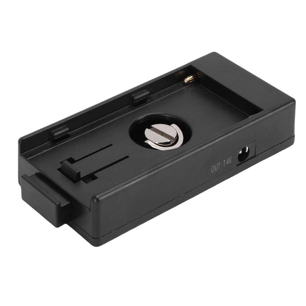 Пластина-адаптер для аккумулятора Подходит для аккумуляторов NP-F970 F960 F770 F570 F550 Зеркальная камера Двойной выход 1/4-дюймовое винтовое крепление