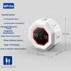 Gravity Sensing Octagon Digital Flipping Timer Rotation Timing Visual Countdown Clock  For Cooking