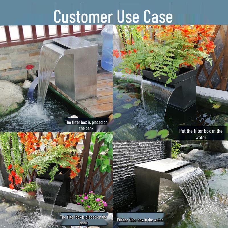 Fish Pond Water Filtration and Circulation System