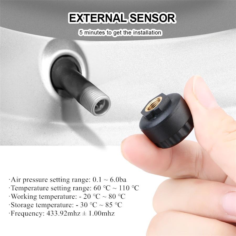 USB Android TPMS Автомобильная сигнализация контроля давления в шинах