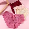 Women Panties Floral Lace Charming Briefs Lingerie Underwear Women Beauty Hip Pants Bragas Tanga