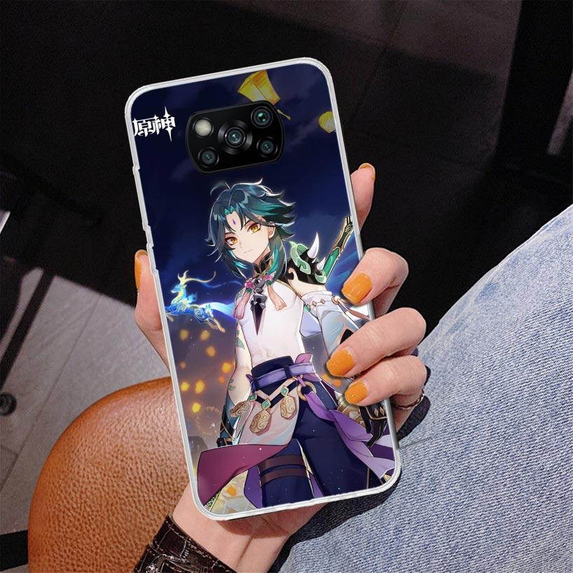 Чехол для телефона Xiao Genshin Impact для Xiaomi Poco X5 X6 X7 Pro X4 Gt F7 Ultra M8 M7 Redmi 15C 15 13C 13 12C 12 Уникальный чехол Coque P