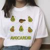 Avocado T Shirt Vegan Ulzzang Women Short Sleeve Tops Korean Style Ulzzang Kawaii 90S Female Tshirt Sublimation T-Shirt