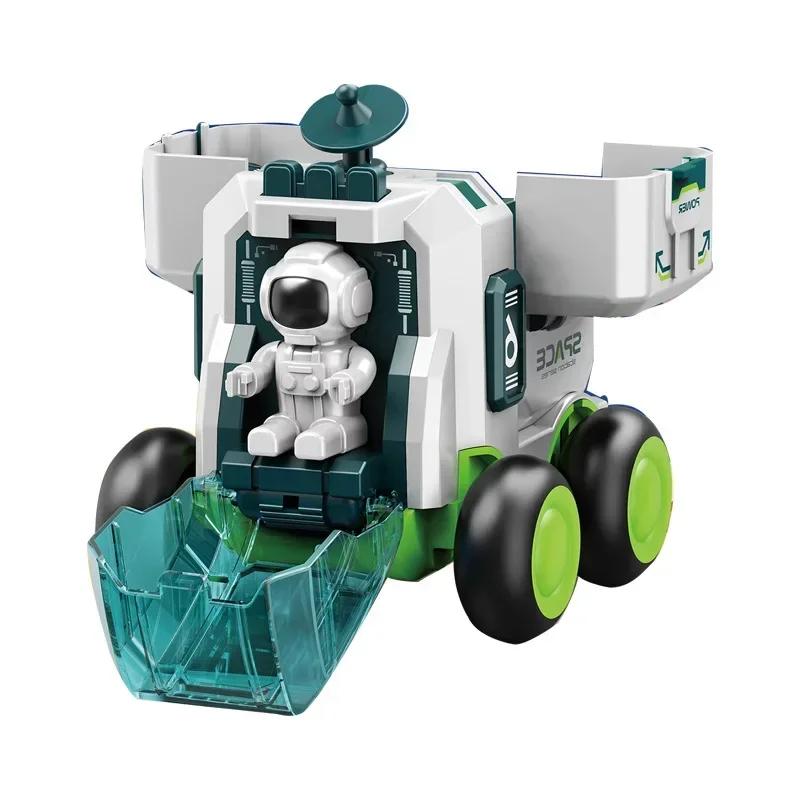 Детская головоломка космическая игрушечная машинка имитационная модель астронавт ракета космический корабль серия игрушечная машинка для мальчиков подарок