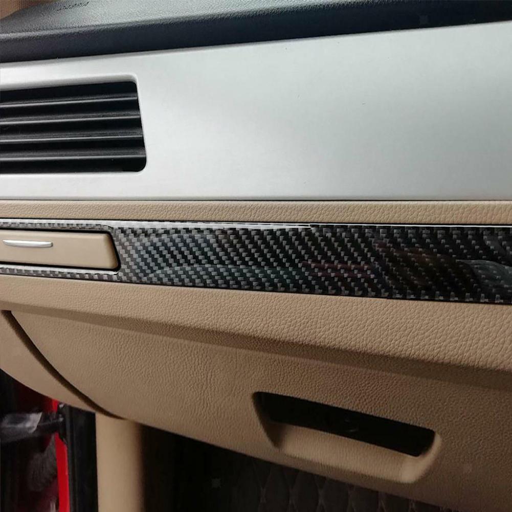 1x Cover Trim for BMW 3-series Holder Panel Trim 1x 33 X 535mm Carbon Fiber Modern Style Standard Anti-Corrosion