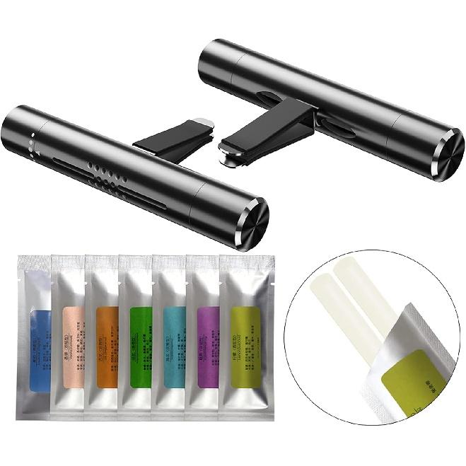 Автомобильные освежители воздуха, диффузор ароматов, вентиляционные зажимы, духи, палочки эфирного масла для женщин и мужчин, автомобильные ароматизаторы, украшения, аксессуары(черный)