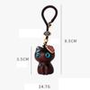 Phone Charm Mobile Phone Strap Mobile Phone Chain Mobile Phone Lanyard Wooden Cat Keychain