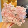 10pcs/set Flower Bowknot Elastics Hair Ties For Girl Bands Hair Children DIY Accessories Bands J9J2
