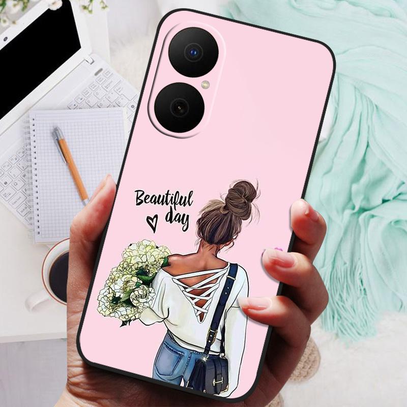 For Huawei Nova Y73 Case Silicon Back Cover Phone Case for Huawei Enjoy 80 Cases NovaY73 Nova Y 73 Global Soft bumper coque