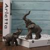 2pcs/set, Elephant Statue, Elephant Decor, Mom Gifts, Elephant Gifts for Women, Home Decor Office Bookshelf TV Stand Living Room