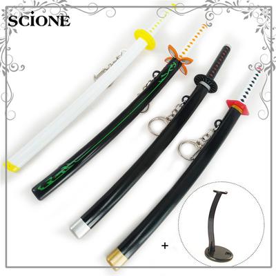 22 см безопасность Кимэцу но Яиба сплав меч оружие убийца демонов косплей Кочоу Синобу самурайский меч катана нож ниндзя Эспада реквизит сценический реквизит