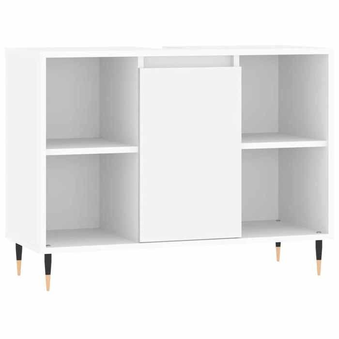 VidaXL Bathroom Cabinet White 80x33x60 Cm Engineered Wood 831620