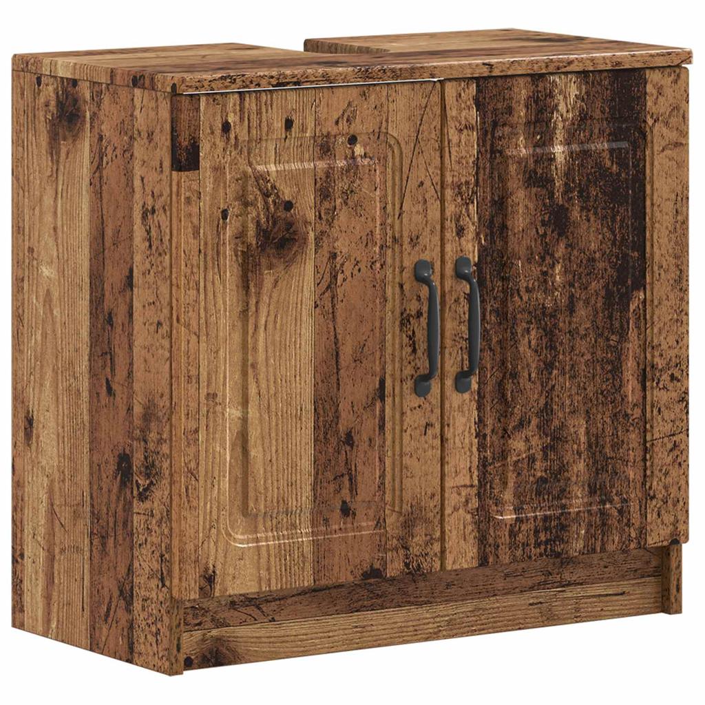 3 piece Bathroom Cabinet Set UTRECHT Reclaimed Wood
