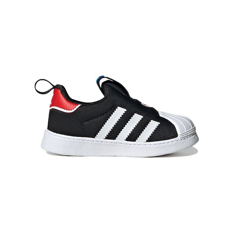 adidas Детские кроссовки Superstar 360 I Toy Race Car, черные, ярко-красные, HQ4076