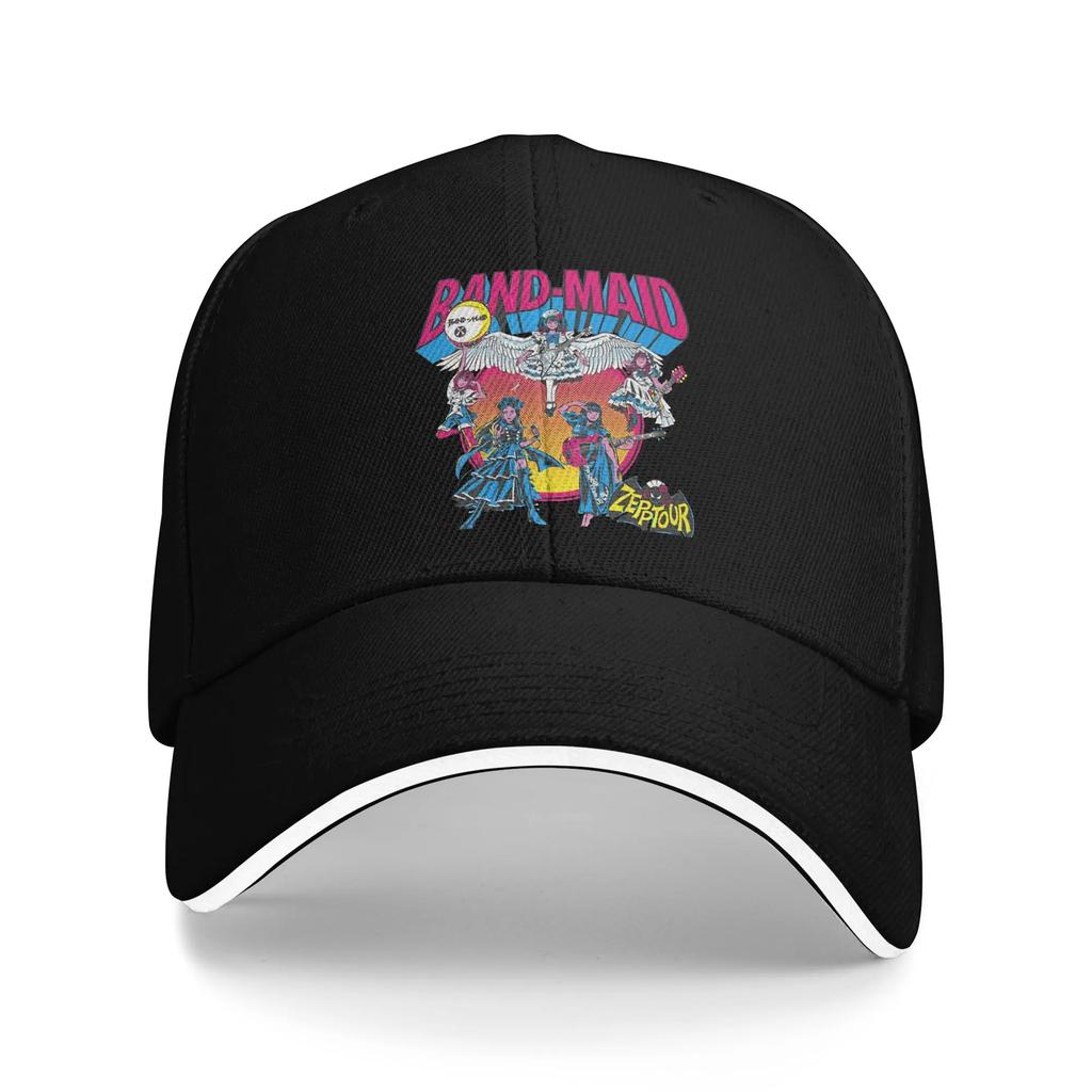 Band Maid Rock Music Baseball Cap Casual Sandwich Caps Unisex Women Breathable Hats Cap Sport