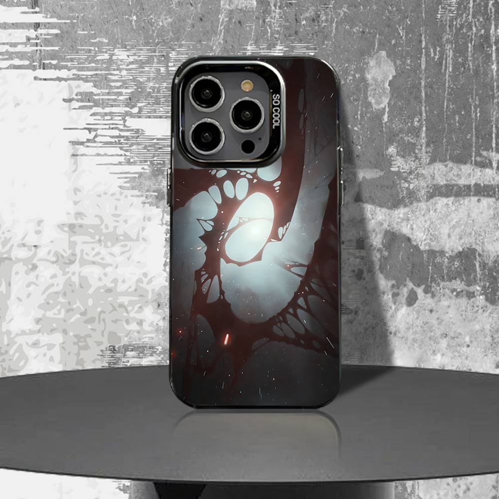 Психоделический чехол Hex Tech для iPhone 16,15,14,13,12,11, Pro, XS, Max, Plus, Mini, SE4, E Черный Матовый Ударопрочный Чехол