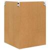 Lucca Wall Corner Cabinet Reclaimed Wood Look 57 x 57 x 80 cm Particleboard