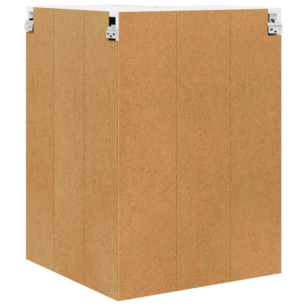 Lucca Wall Corner Cabinet Reclaimed Wood Look 57 x 57 x 80 cm Particleboard
