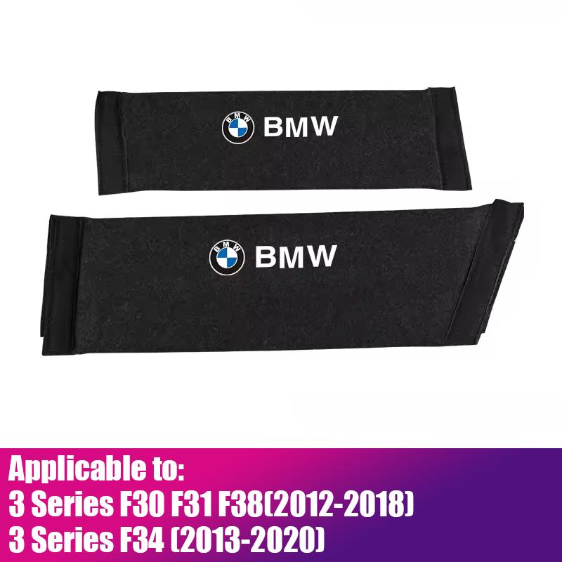 OANW5 2Pcs Suede Car Trunk Side Divider Storage Board Accessories For BMW 3 4 5 Series X3 X4 G20 F30 G30 F10 G01 G32 G22 M Performance