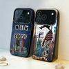 Чехол для телефона C-City New York для iPhone17,16,15,14,13,12,11,Pro,MAX Серый Матовый Силиконовый Черный Чехол