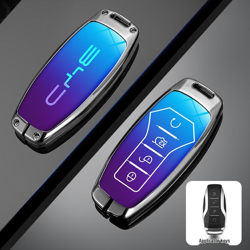 BYD Dolphin 22-24 Key Case: Compatible with Han, Song Plus, Tang DMI, Qin Pro, Yuan E2