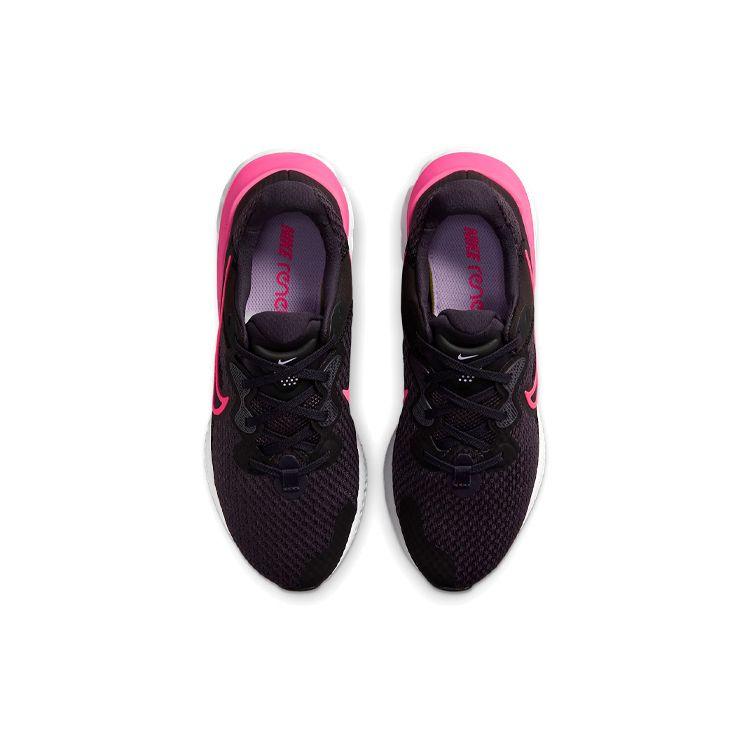 Nike Renew Run 2 Фиолетовый пещерный Гипер-розовый Женские кроссовки Черный Сиреневый CU3505-502