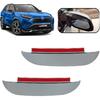 VEHICODE Side Mirror Rain Guards Car Accessories for Toyota RAV4 2019-2024 2023 2022 2021 2020 Rainproof Visor Rear View Mirror Cover Cap Eyebrow