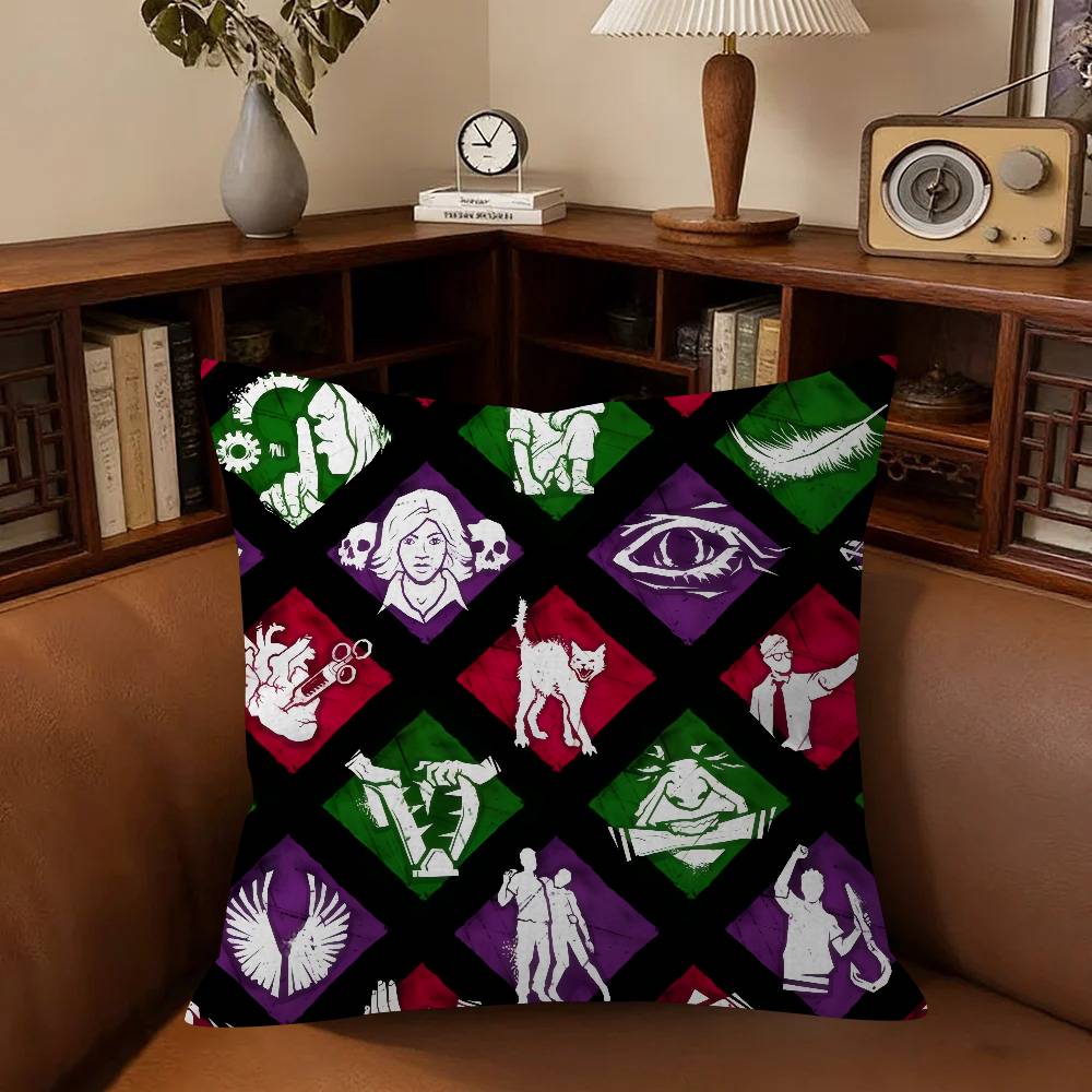 Game D-Dead By D-Daylight Cushion Cover Pillow Cover Decor Pillowcase Printed Cushion Case For Couch