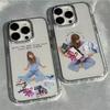 S-Swift Singer T-Taylor Чехол для телефона для iPhone 17 16e 16 15 14 13 12 11 mini Pro Max X XR XSMAX 8 7 Air Plus Прозрачная крышка