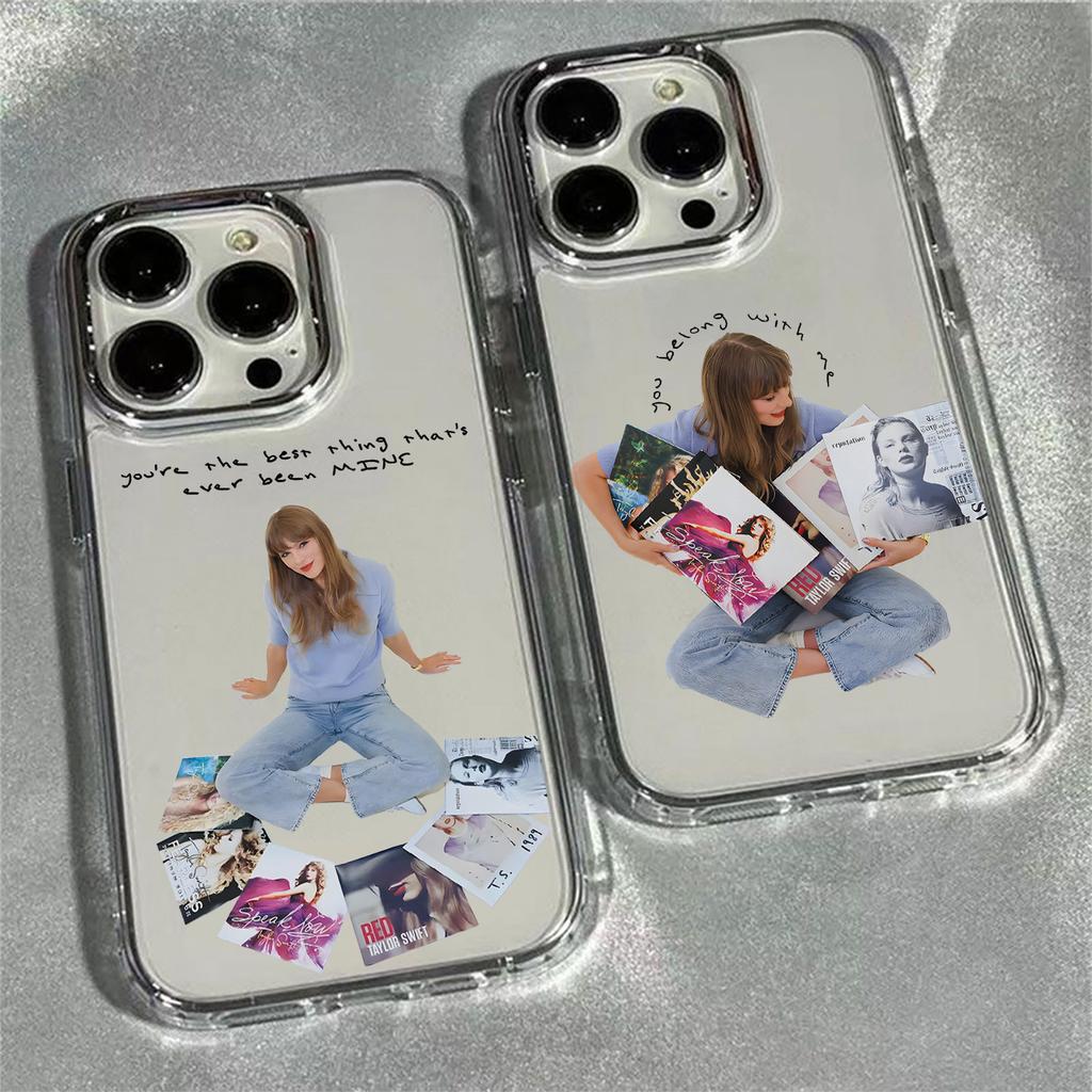 S-Swift Singer T-Taylor Чехол для телефона для iPhone 17 16e 16 15 14 13 12 11 mini Pro Max X XR XSMAX 8 7 Air Plus Прозрачная крышка