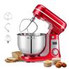 1200W DC Motor 6L Stainless Steel Bowl 6-speed Kitchen Food Stand Mixer Cream Egg Whisk Whip Dough Kneading Mixer Blender
