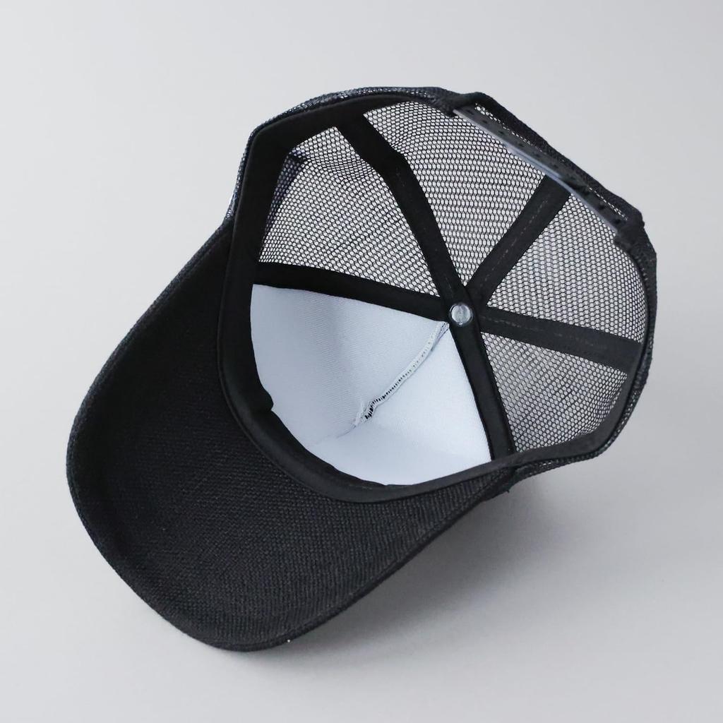 Стандартная военная сетчатая кепка XL LL Большой размер Кепка Джутовая джинсовая черная Насыщенная весна-лето Большой размер Американская повседневная бейсболка с логотипом ДЖУТ Полностью черная XL