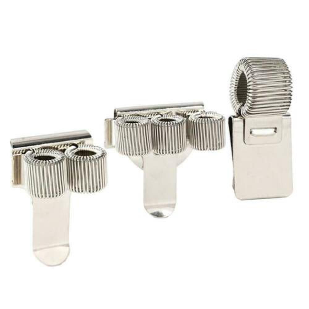 Office Supplies Stationery Doctors Metal Spring Pen Holders Single/Double/Triple With Pocket Clip