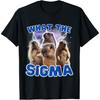 CHzwBEST What The Sigma Мем День сурка Футболка