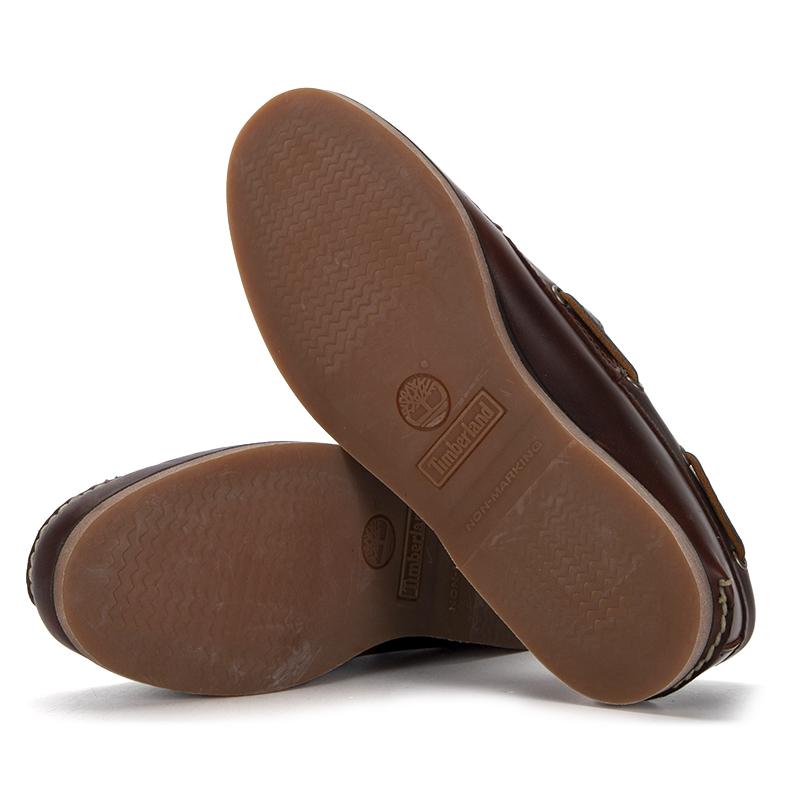 Timberland Удобные универсальные парусные туфли мужские коричневые 25077214