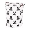 Корзина для белья Милый кролик Хлопок 40x40x50см Корзина для грязной одежды Корзина для хранения Водонепроницаемая подкладка