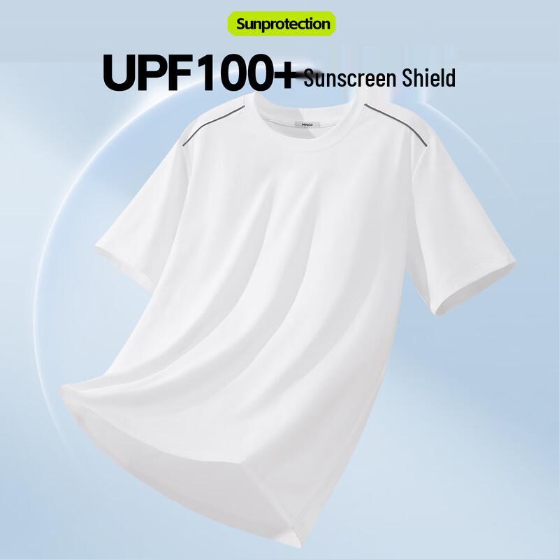 MINISO Men's Quick-Dry Antibacterial Loose Fit Short Sleeve T-Shirt